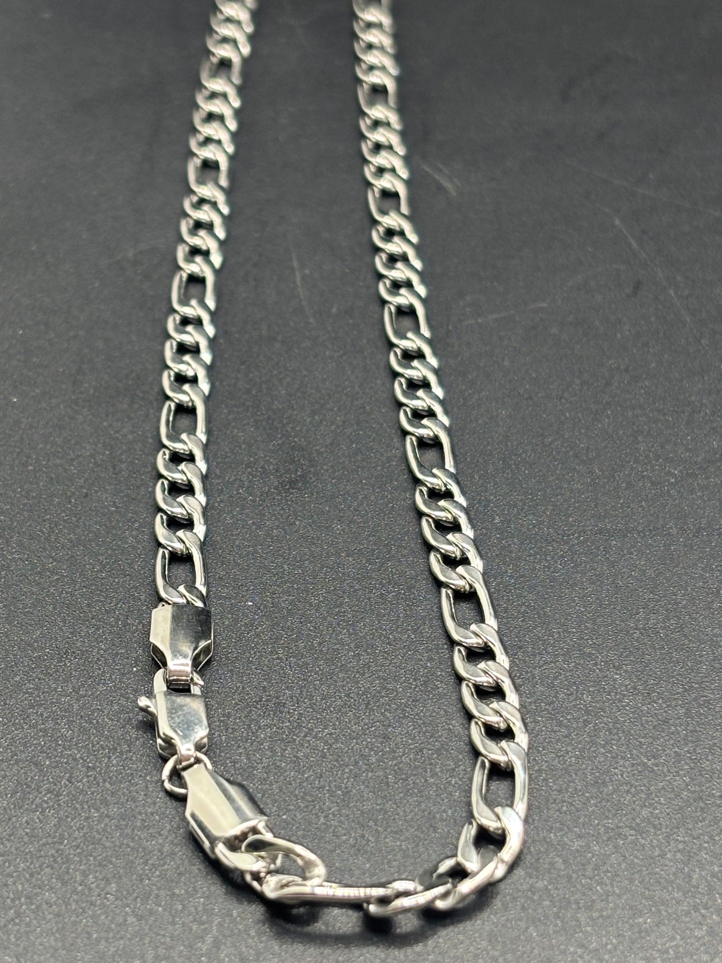 Men’s stainless steel 4.5mm chain necklace, 20”