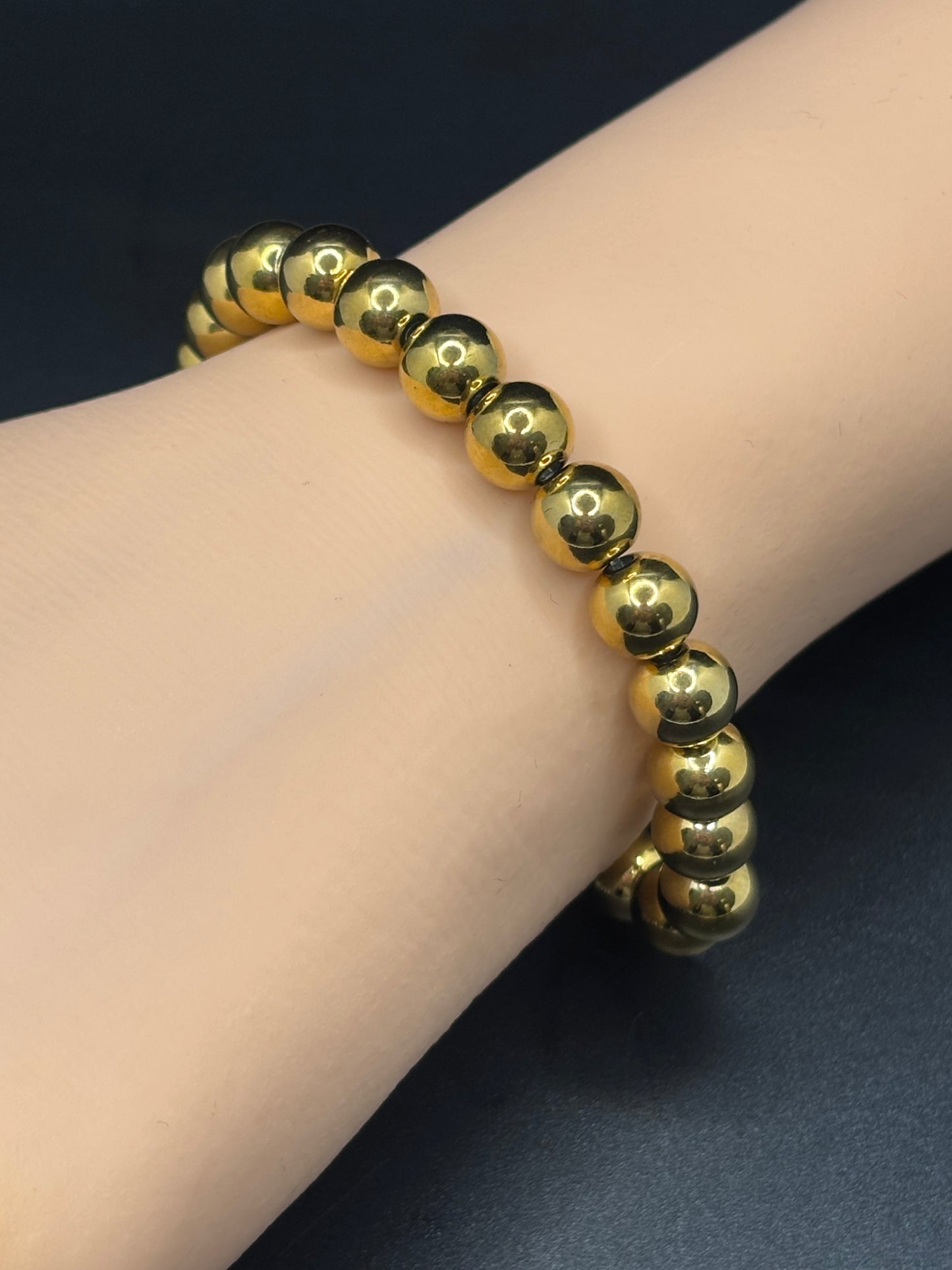 Gold plated stainless steel bracelets